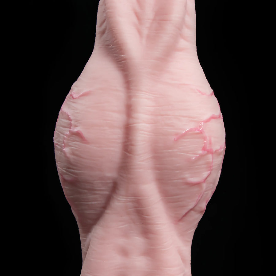Close-up of Rovek raised branching texture at the central knot