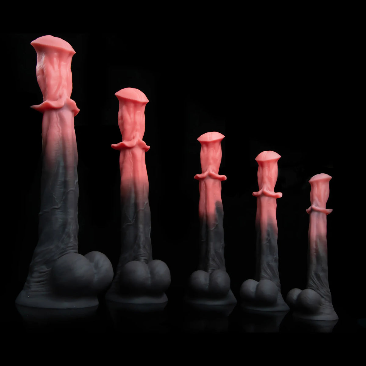 Bellmantle — Flared-Collar Silicone Horse Dildo