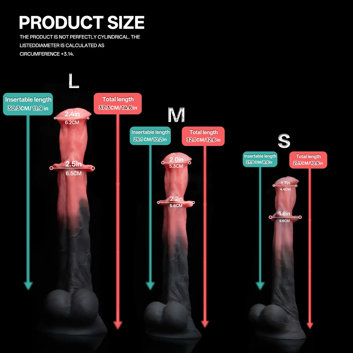 Bellmantle — Flared-Collar Silicone Horse Dildo