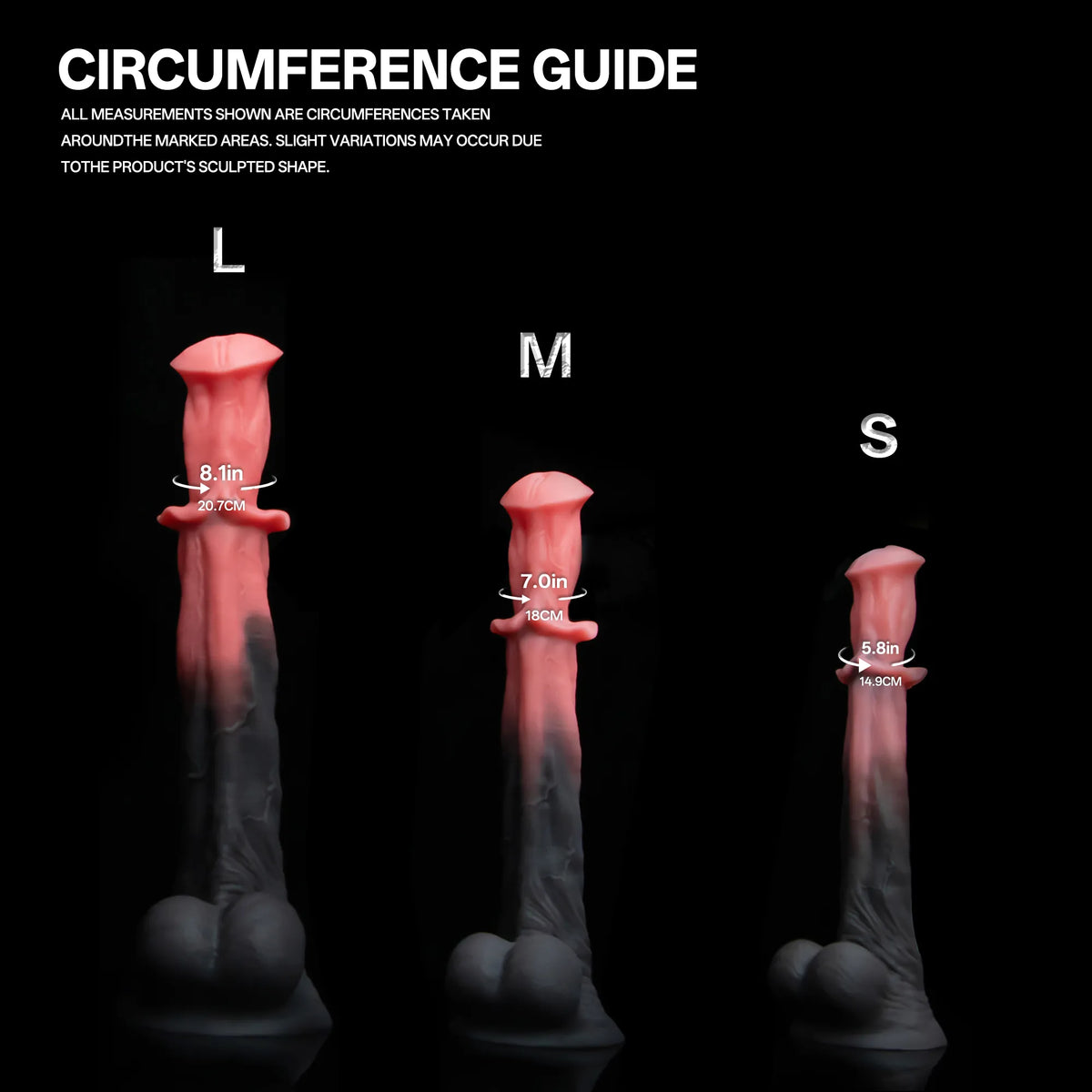 Bellmantle — Flared-Collar Silicone Horse Dildo