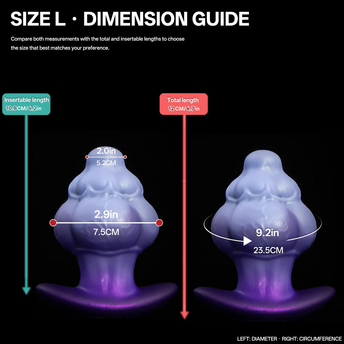 Ornuvra — Textured Silicone Anal Plug