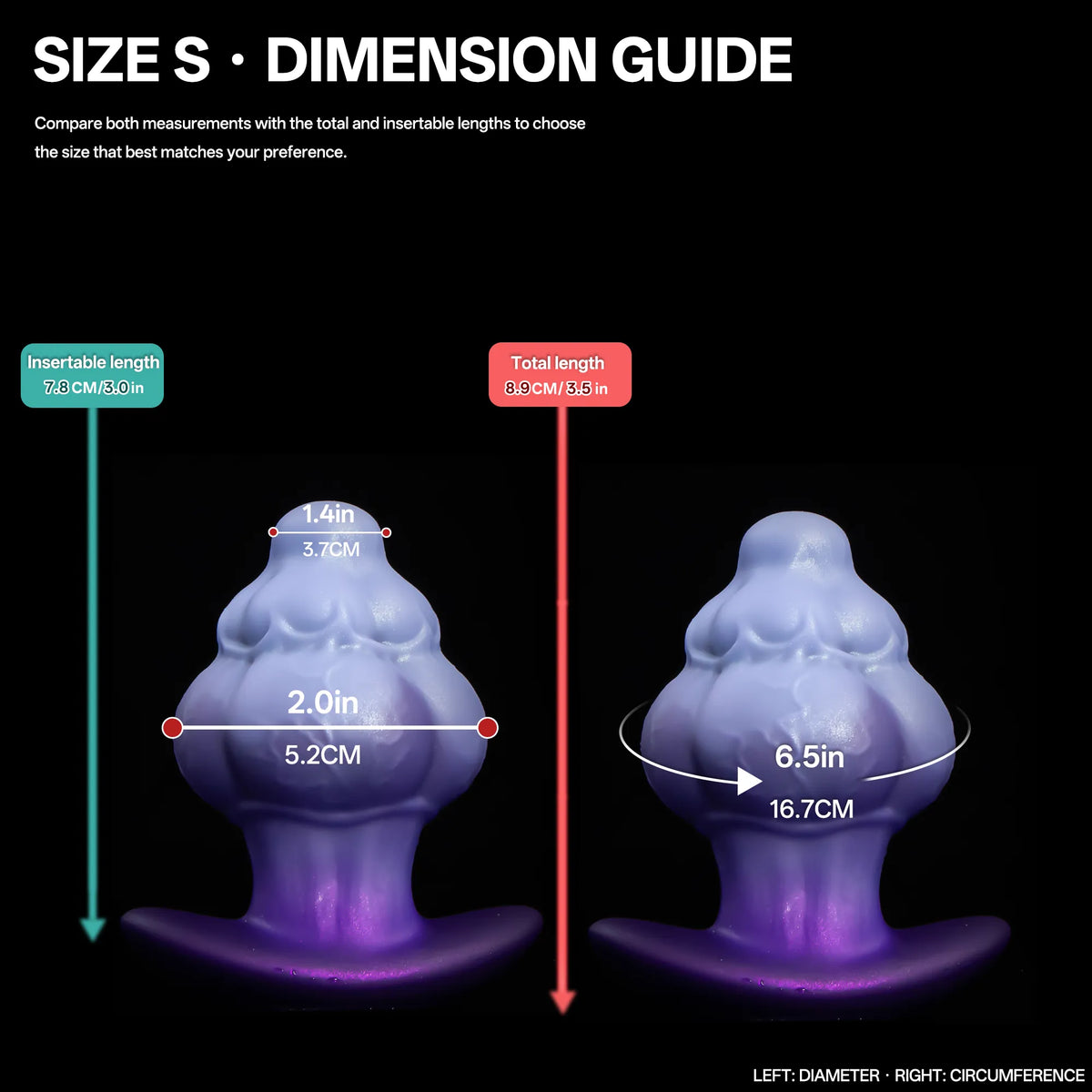 Ornuvra — Textured Silicone Anal Plug